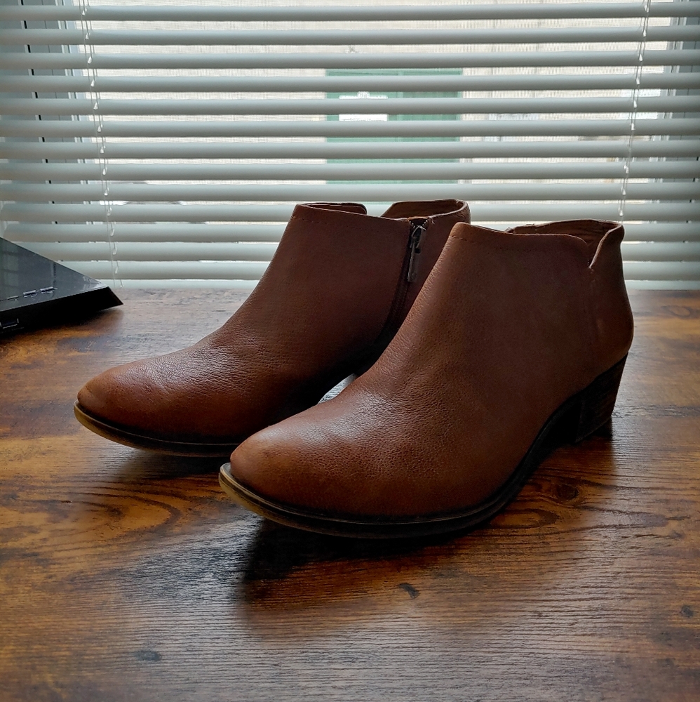 Lucky Brand Leather Booties